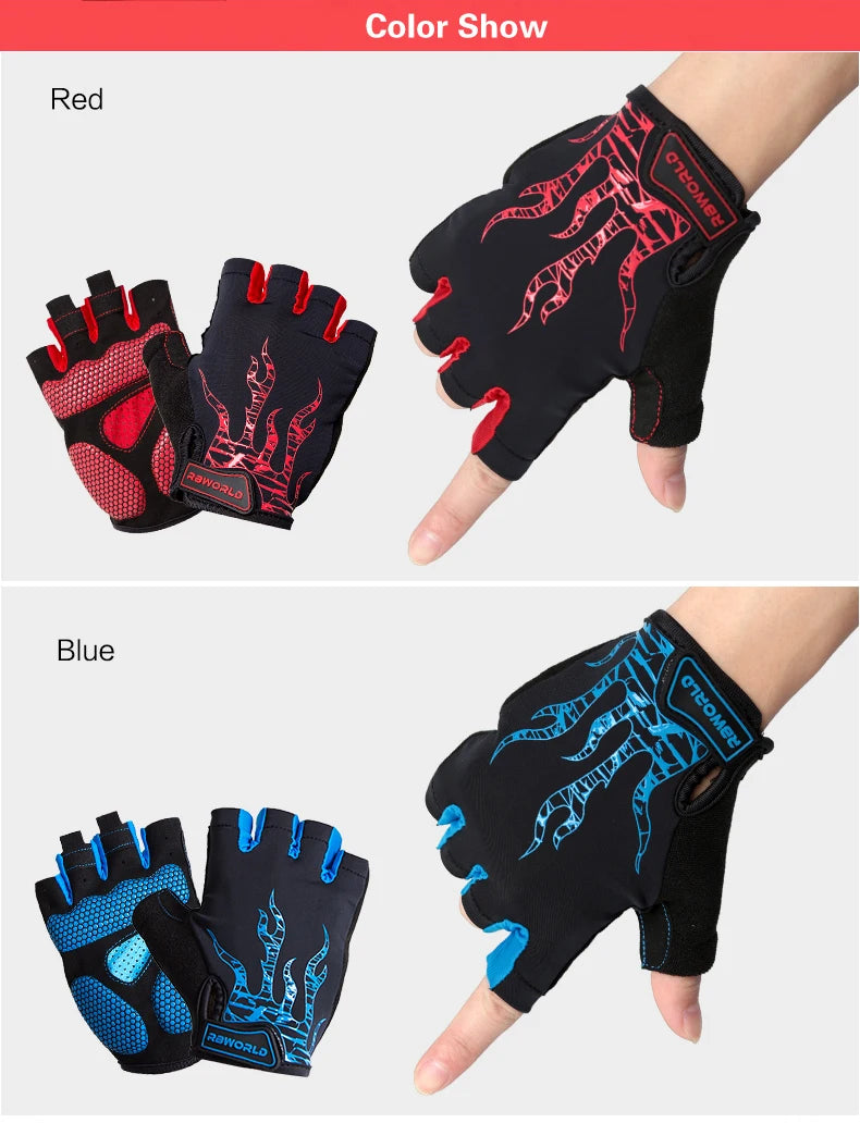 Brand Cycling Bicycle Half Finger Gloves Men Mtb Bike Motocross Gloves Luvas Guantes Bicicleta Invierno Silica gel