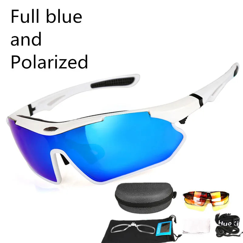 Polarisierte Sonnenbrille für Radsportler, für Herren und Damen, für Rennrad, Mountainbike, Fahrrad, MTB, Reiten, Laufen, Angeln, Brille