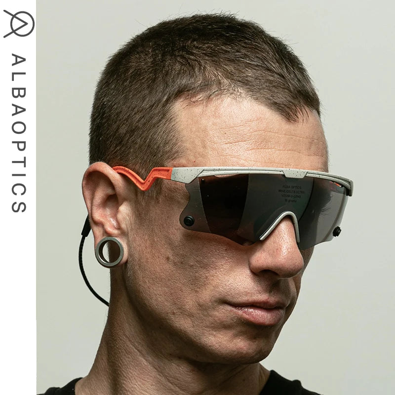 ALBA Ultra Cycling Eyewear - Unisex Sports Goggles with Original Lens for Road, MTB, and Mountain Biking