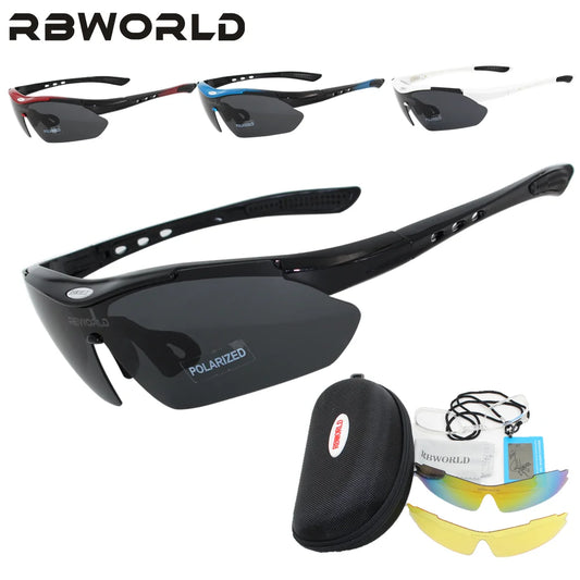 Airsoftsports Cycling Sunglasses Polarized Men Sport Mtb Mountain climbing Bike Glasses Eyewear running Goggles