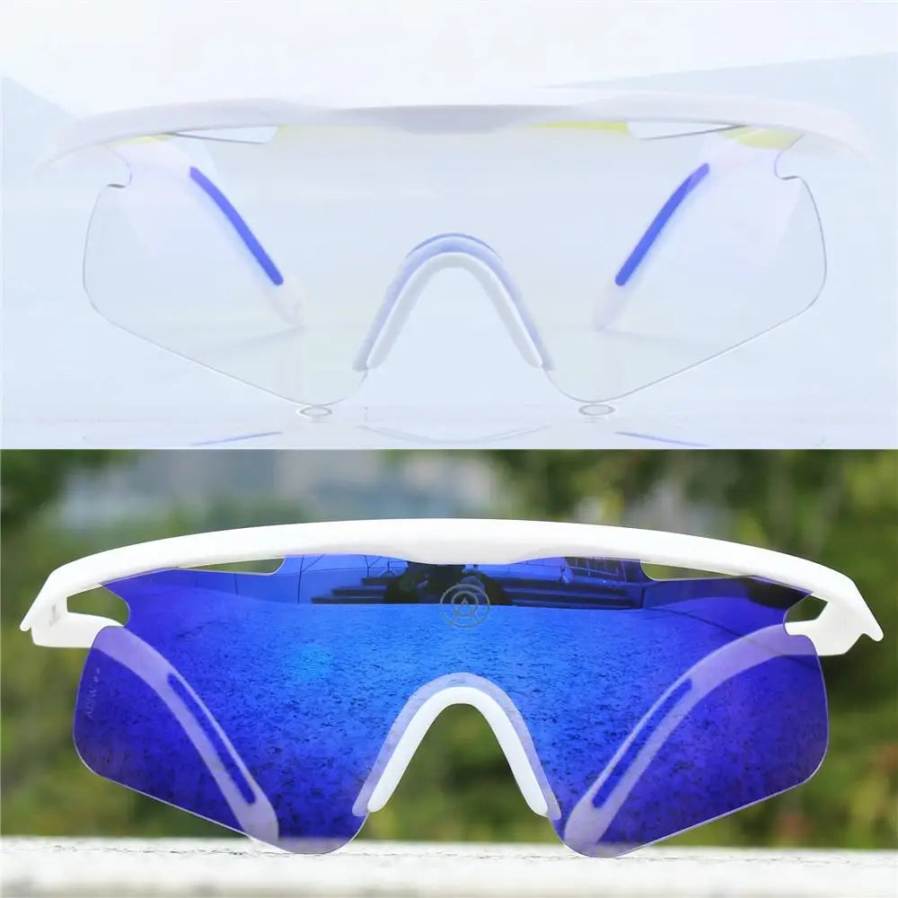 Alba photochromic Cycling Glasses Eyewear Men women Sports Goggles Road Mtb Mountain Bike bicycle Sunglasses Auto Change color