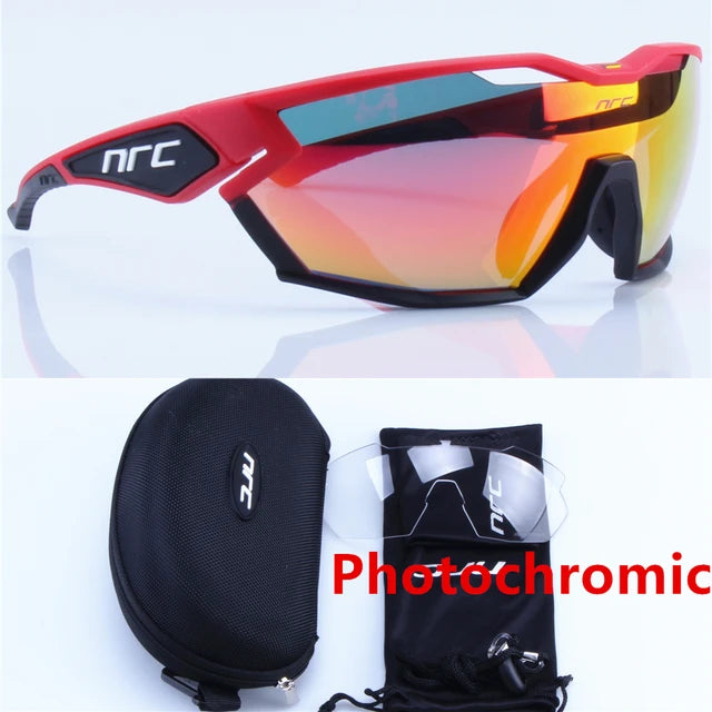 2022 NRC X2 P-Ride Photochromic Cycling Glasses man Mountain Bike Bicycle Sport Cycling Sunglasses MTB Cycling Eyewear woman