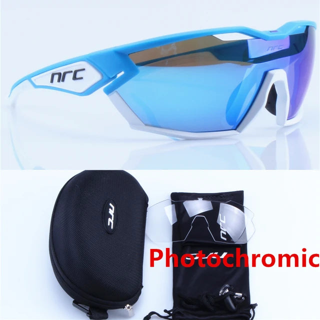 2022 NRC X2 P-Ride Photochromic Cycling Glasses man Mountain Bike Bicycle Sport Cycling Sunglasses MTB Cycling Eyewear woman