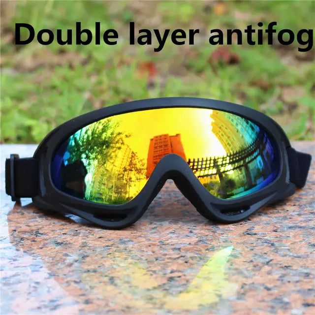 Polarisierte Motocross-Fahrradbrille, Motorrad-Offroad-Rennbrille, Antibeschlag-Ski- und Snowboardbrille