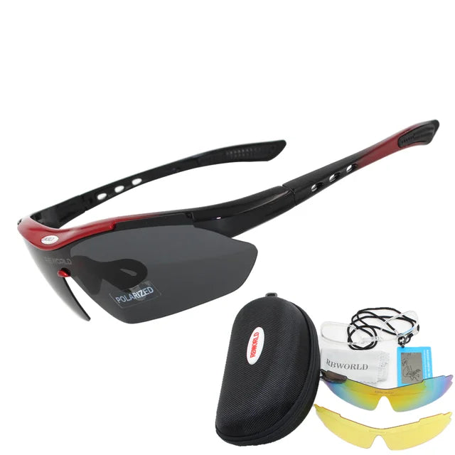 Airsoftsports Cycling Sunglasses Polarized Men Sport Mtb Mountain climbing Bike Glasses Eyewear running Goggles