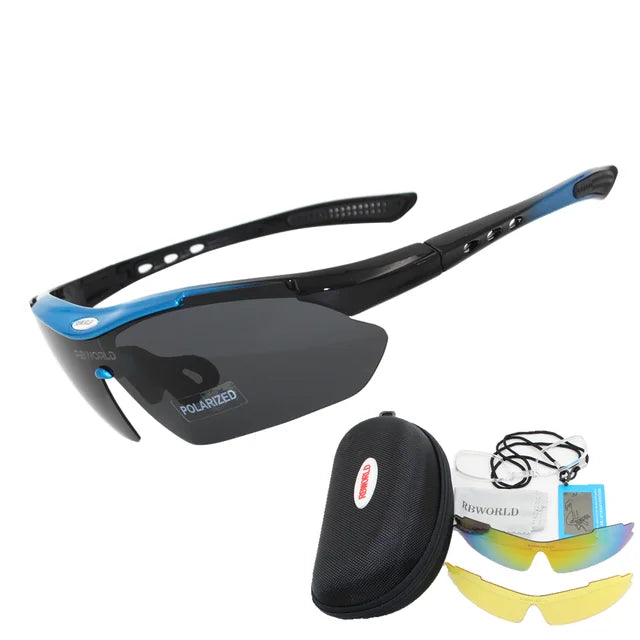 Airsoftsports Cycling Sunglasses Polarized Men Sport Mtb Mountain climbing Bike Glasses Eyewear running Goggles