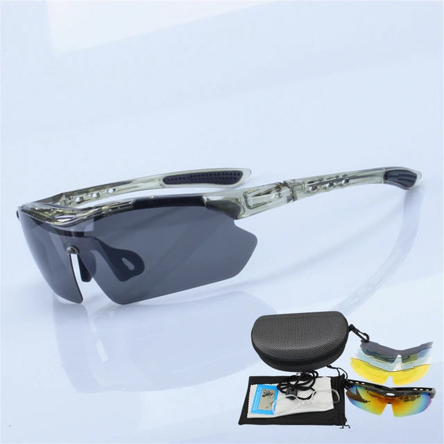 Airsoftsports Cycling Sunglasses Polarized Men Sport Mtb Mountain climbing Bike Glasses Eyewear running Goggles