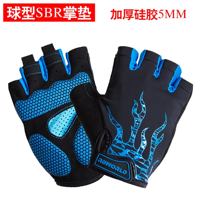 Brand Cycling Bicycle Half Finger Gloves Men Mtb Bike Motocross Gloves Luvas Guantes Bicicleta Invierno Silica gel