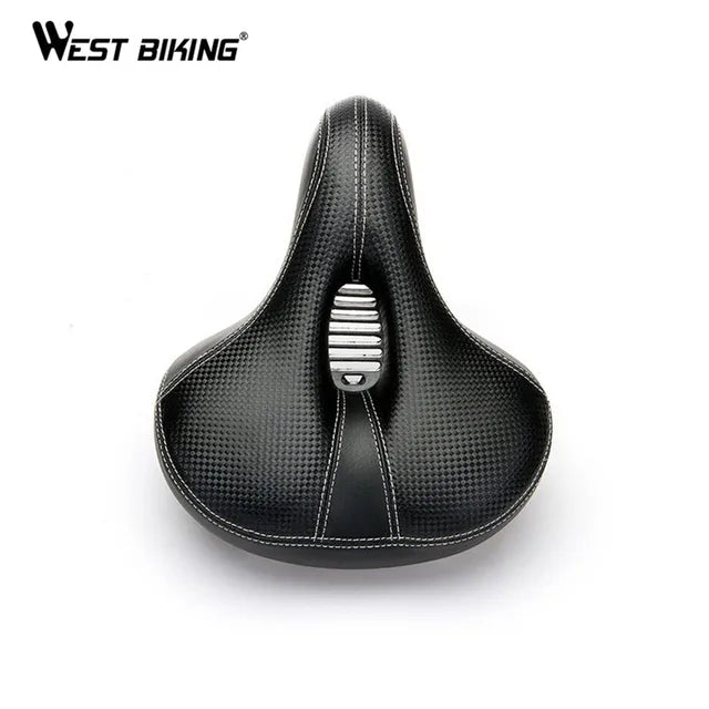 2018 Sale Selim Selle Sella Carbon Wide Bicycle Seat | Thickened MTB Saddle | Cushioned Sponge Soft Cycling Seat