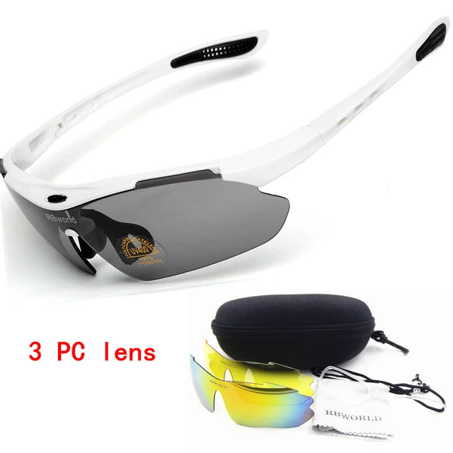 3 lenses Cycling Sunglasses MTB glasses motorcycle UV400 Sun Glasses Outdoor Sports Bicycle Bike TR90 Goggles Eyewear Accessory