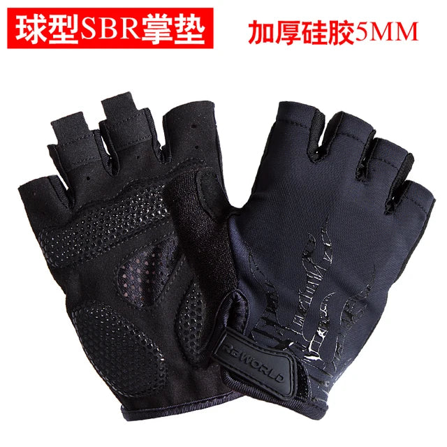 Brand Cycling Bicycle Half Finger Gloves Men Mtb Bike Motocross Gloves Luvas Guantes Bicicleta Invierno Silica gel