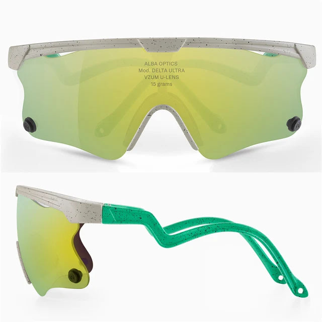 ALBA Ultra Cycling Eyewear - Unisex Sports Goggles with Original Lens for Road, MTB, and Mountain Biking