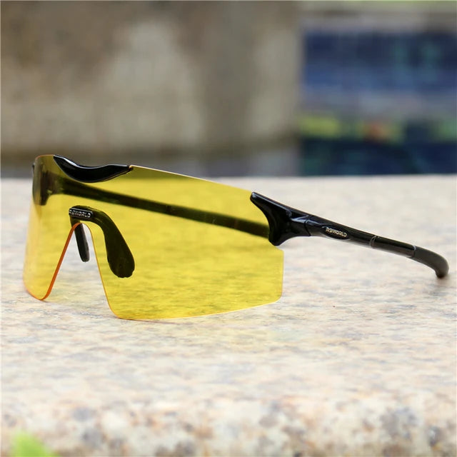 RBworld Unisex Cycling Glasses - UV400 Protection, Multi-Color Acetate Frame, Photochromic Sports Eyewear